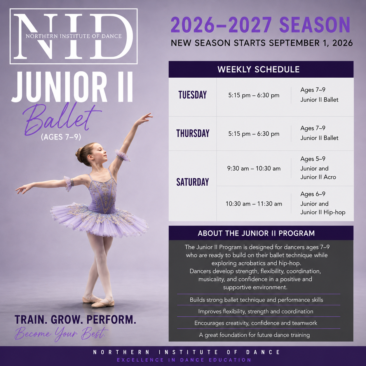 Junior II Program (Ages 7–9)