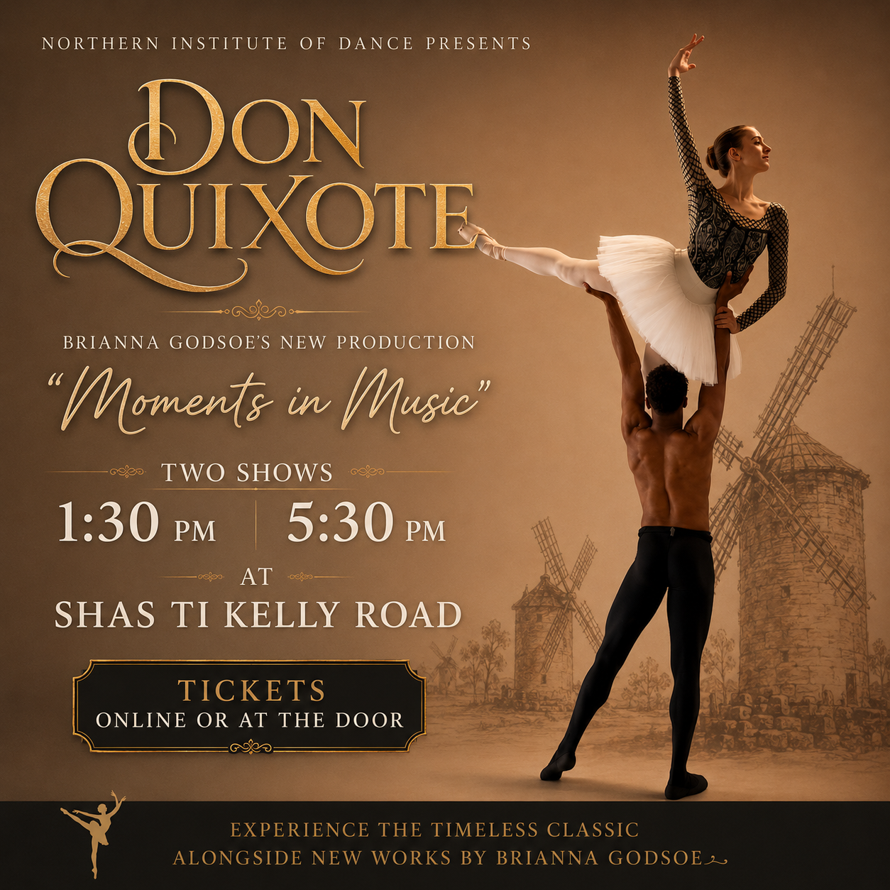 Northern Institute of Dance Year-End Performance 2026 — Don Quixote & New Works by Brianna Godsoe