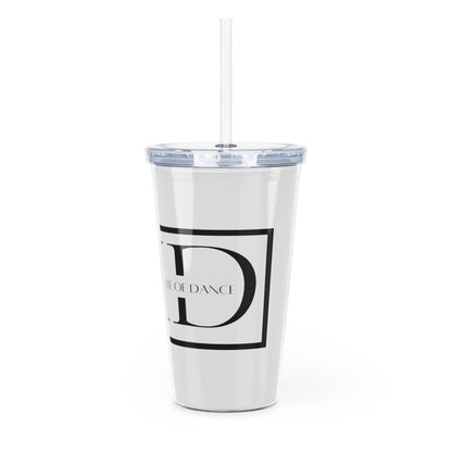 Plastic Tumbler with Straw