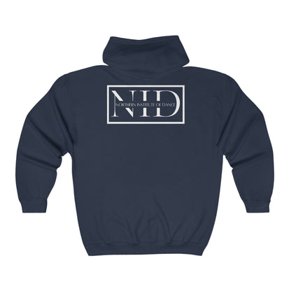 Adult NID Full Zip Hooded Sweatshirt