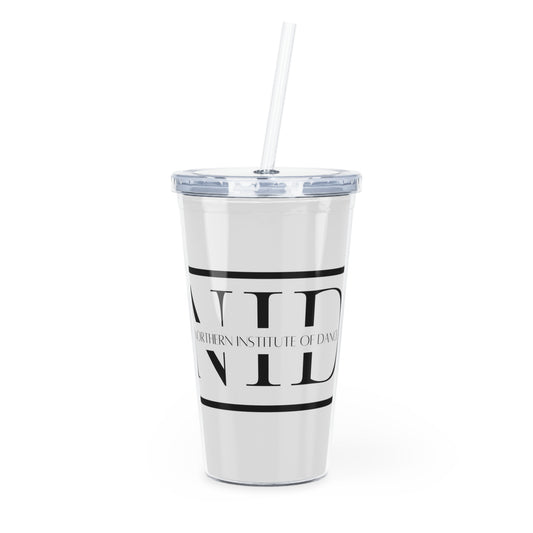 Plastic Tumbler with Straw