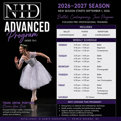 Advanced Dance Program 12+
