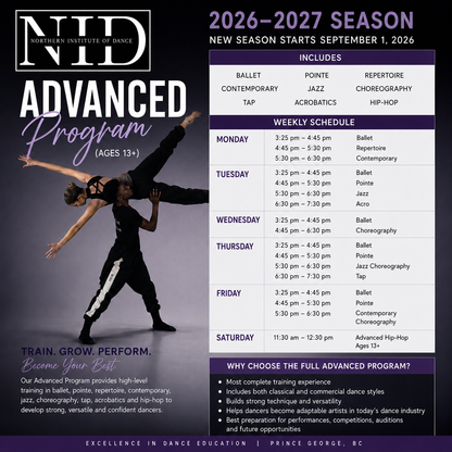Advanced Dance Program 12+