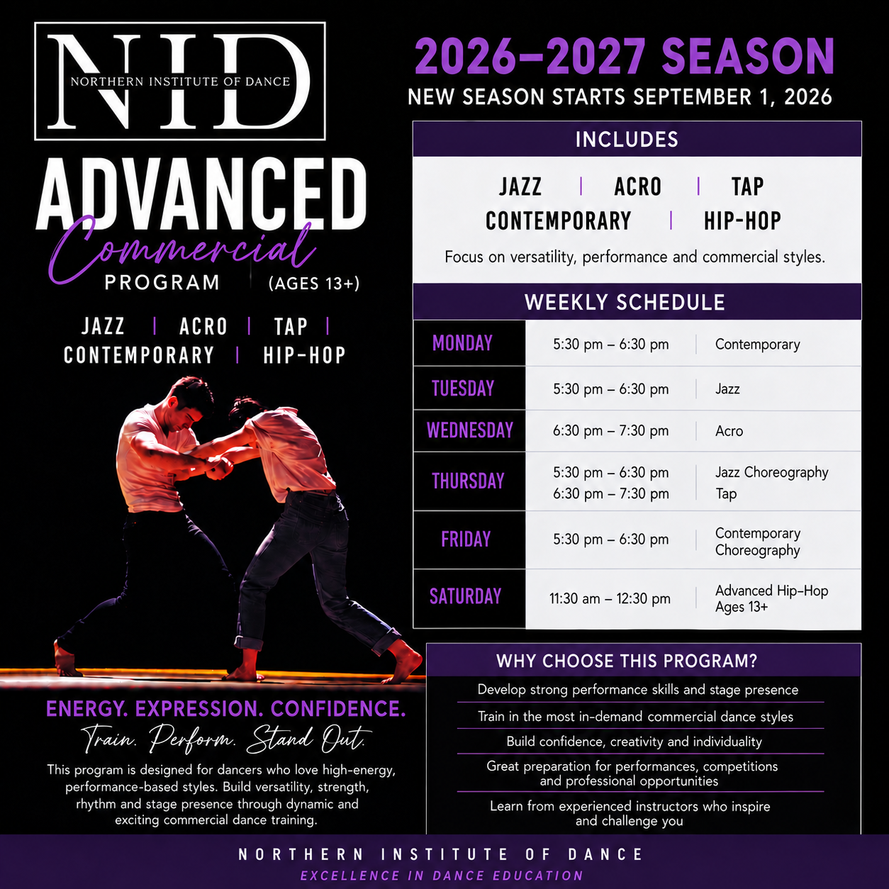 Advanced Dance Program 12+