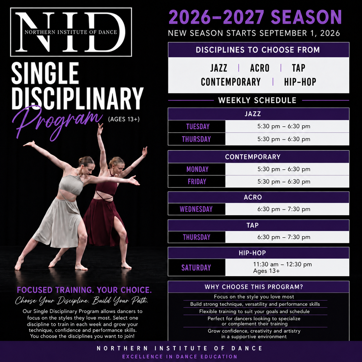 Advanced Dance Program 12+
