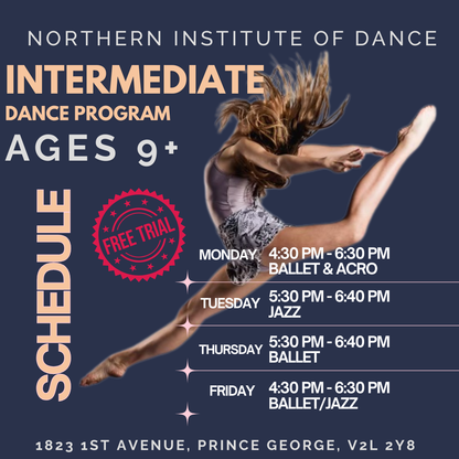 Intermediate Dance Program (ages 9+)