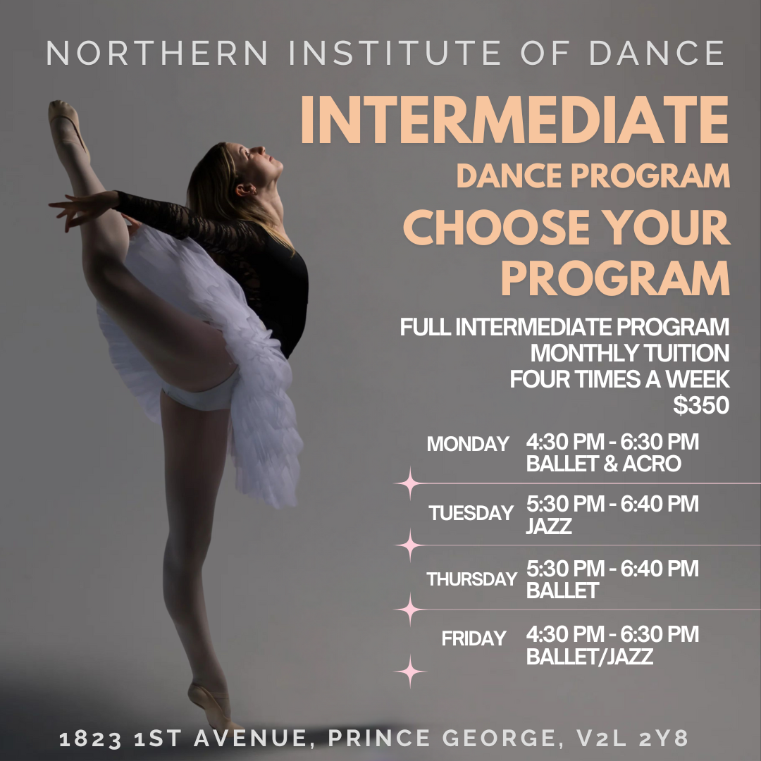 Intermediate Dance Program (ages 8+)