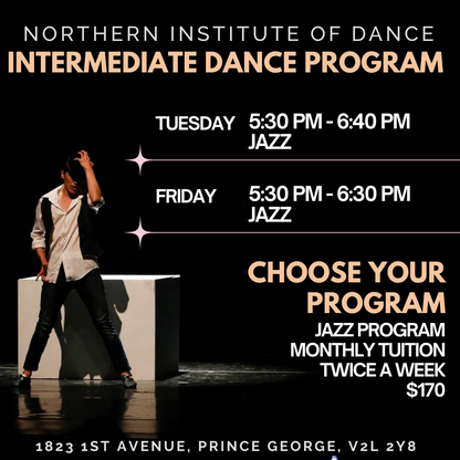 Intermediate Dance Program (ages 8+)