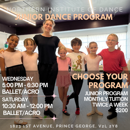 Junior I Dance Program (Ages 5 - 7)