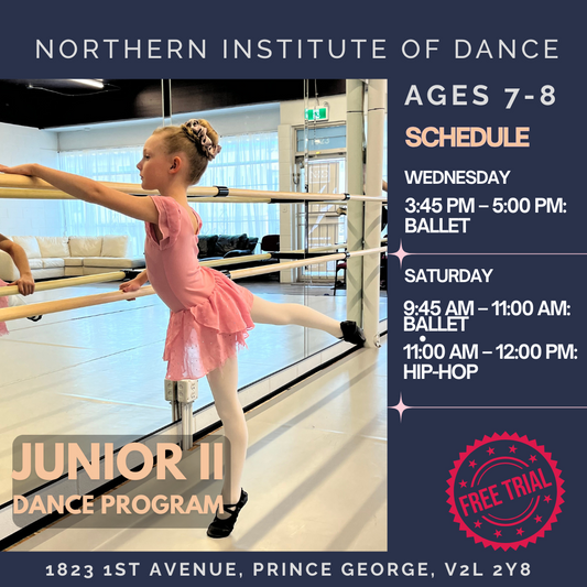 Junior II Dance Program (Ages 7 and 8)