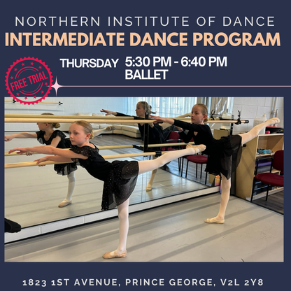 Intermediate Dance Program (ages 8+)